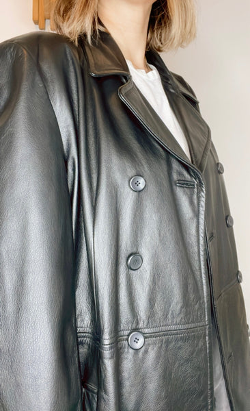 Genuine Leather Coat - ColeBrook & Co