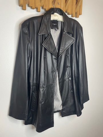 Genuine Leather Coat - ColeBrook & Co