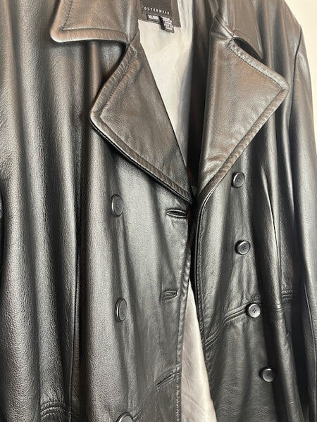 Genuine Leather Coat - ColeBrook & Co