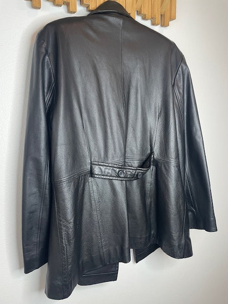 Genuine Leather Coat - ColeBrook & Co