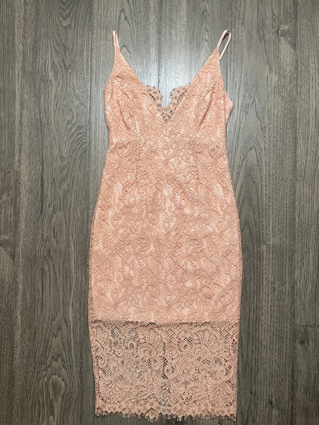 Lace Dress - Bardot - 4